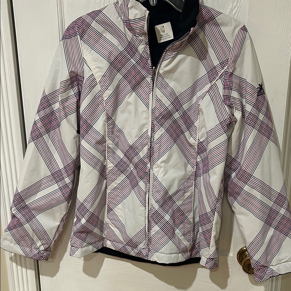 ZeroXposur White and Purple Ski Jacket
